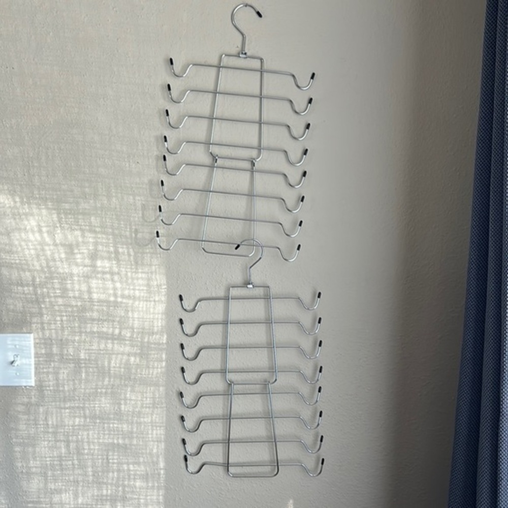 Multi hook hangers. Set of 2.